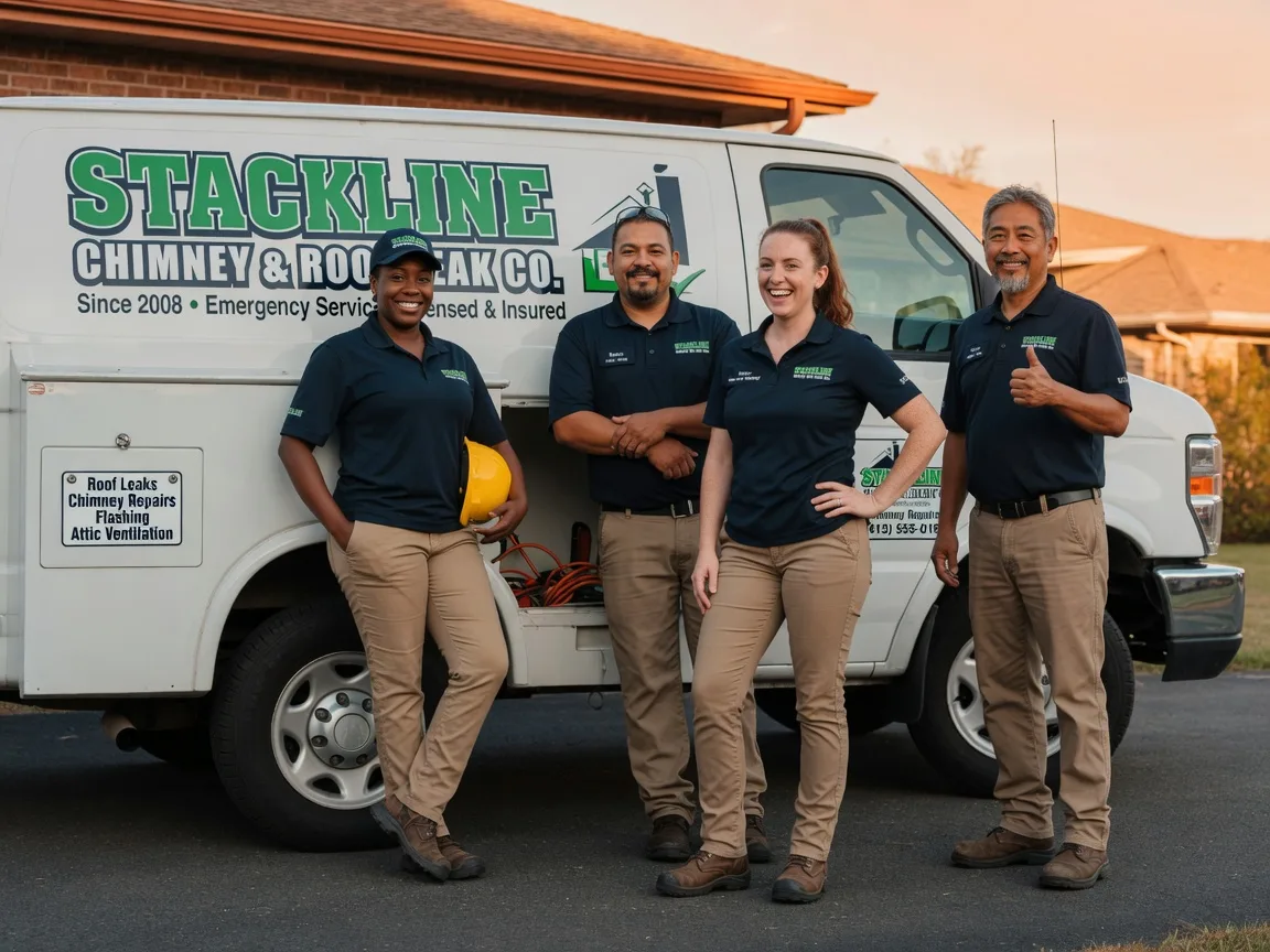 Chimney flashing repair company in Marion, LA